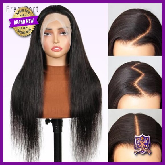 16 Inch Full Lace Human Hair Wig, Glueless Straight, Adjustable Cap main image 5